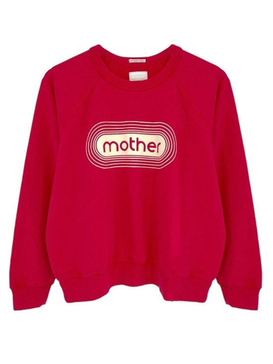MOTHER Tops - NWT MOTHER The Concert Sweatshirt in Red, Mother Stereo, Size M